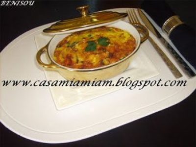 Recette Tajine tunisien aux pommes de terre et viande