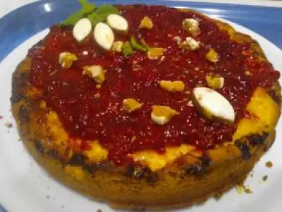 Recette Tarte framboise a l amandine.