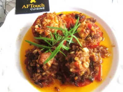 Recette Tomates farcies queue de raie provençale