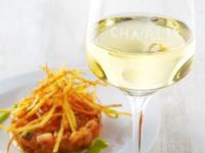 Recette Tartare de saumon et crème de cresson