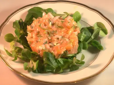 Recette Tartare de saumon facile