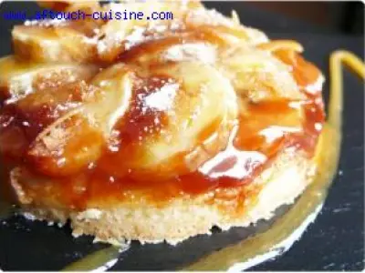 Recette Tarte à la banane et carambar