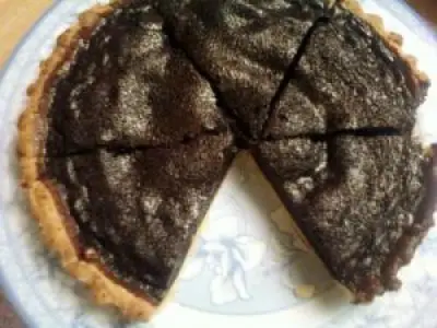 Recette Tarte au chocolat pour 6