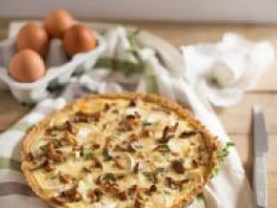 Recette Tarte aux champignons