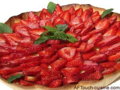 Recette Tarte aux fraises