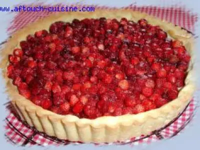 Recette Tarte aux fraises des bois