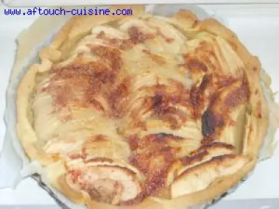 Recette Tarte aux pommes et châtaignes