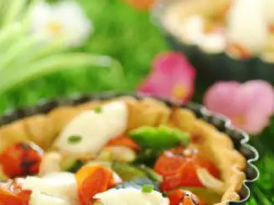 Recette Tarte fine de morue