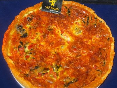 Recette Tarte aux blettes cantal et jambon