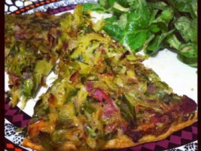 Recette Tarte salée au poireau et au fuseau lorrain