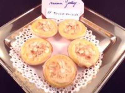 Recette Tartelettes au riz à la crème et amandes