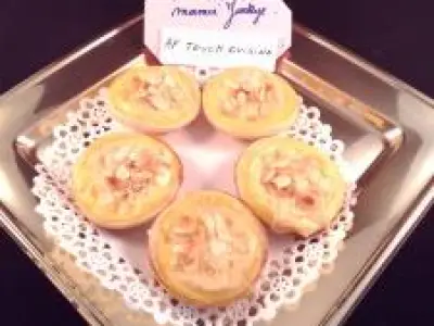 Recette Tartelettes au riz à la crème et amandes