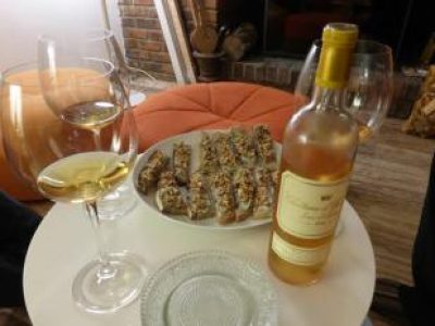 Recette Tartines gourmandes et Château d'Yquem