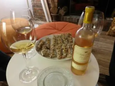 Recette Tartines gourmandes et Château d'Yquem
