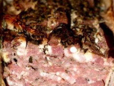Recette Terrine de sanglier