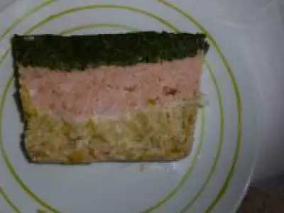 Recette Terrine de saumon aux épinards et poireaux