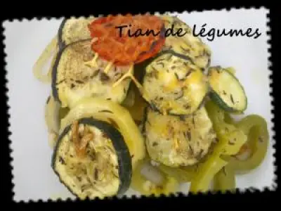 Recette Tian de légumes