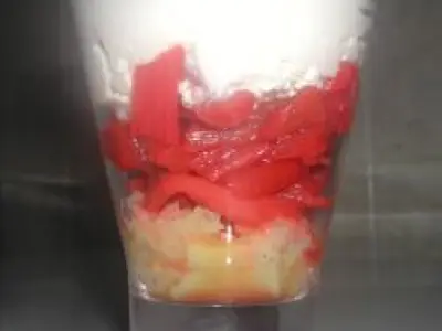 Recette Tiramisu à la rhubarbe et pain d'épice