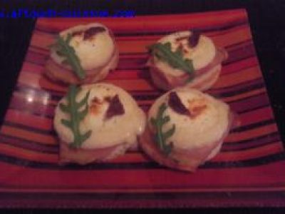 Recette Toasts au chèvre et pancetta