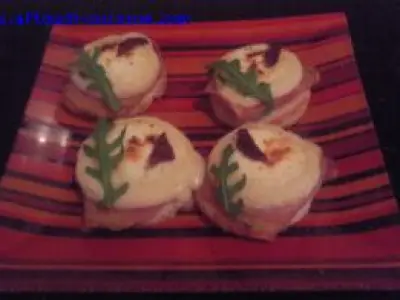 Recette Toasts au chèvre et pancetta