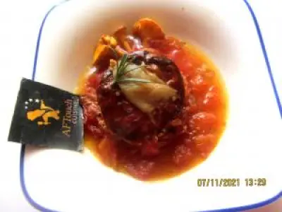 Recette Tomate farcie a la périgourdine