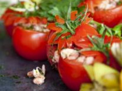 Recette Tomates farcies aux crevettes