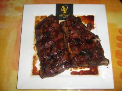 Recette Travers de porc laqué au sirop d'Agave