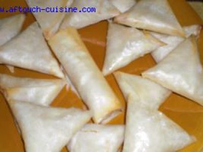 Recette Samoussas, Triangles à la crème de poireaux