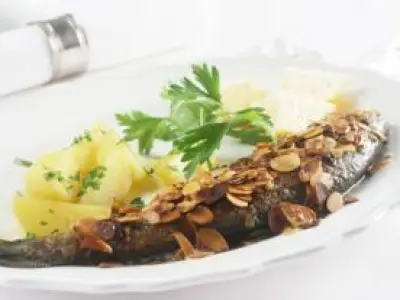 Recette Truite aux amandes