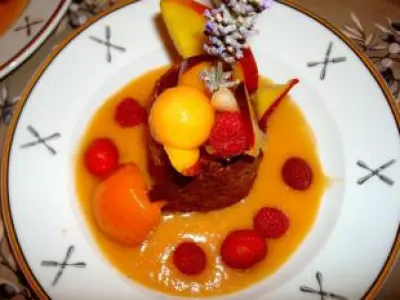 Recette Tuiles framboises fraises et citron vert