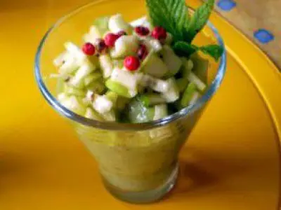 Recette Verrine concombre et avocat