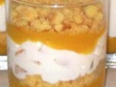 Recette Verrine ensoleillée mangue-abricot