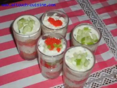 Recette Verrines de Noel