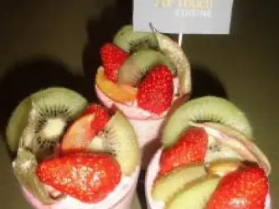 Recette Verrines façon charlotte aux fraises