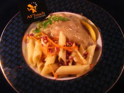 Recette Volaille fermière en crème de coco et citrons confits