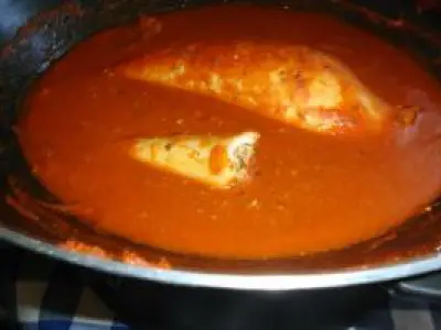 Recette Wok d'encornets farcis