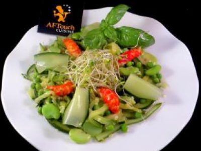 Recette Salade estivale aux queues d'écrevisses