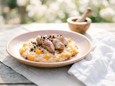 Recette Aiguillettes de faisane et risotto