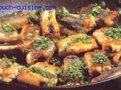 Recette Anguilles à la persillade