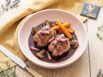 Recette Ballotin de lapin au vin rouge