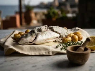Recette Bar de ligne en croûte de sel