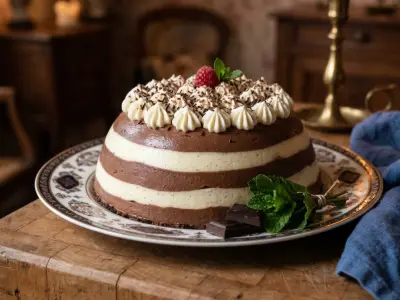 Recette Striped Bavarian Cream