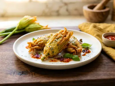 Recette Beignets de fleurs de courgettes