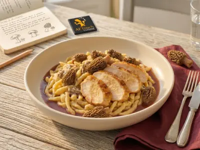 Recette Blanc de volaille aux morilles fraîches