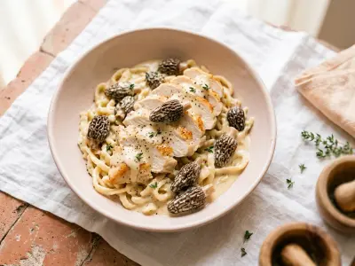 Recette Blanc de volaille aux morilles fraîches