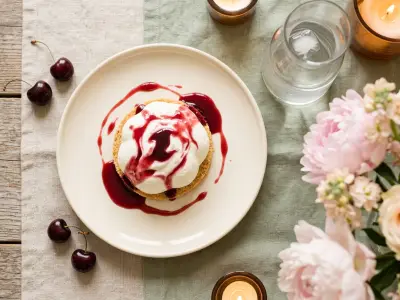 Recette Blanc-manger aux cerises
