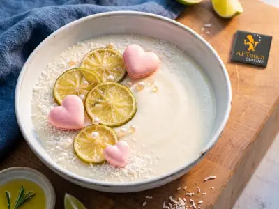 Recette Coconut and Lime Blanc Manger