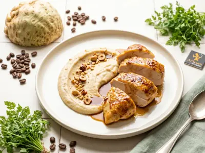 Recette Blancs de poulet au café