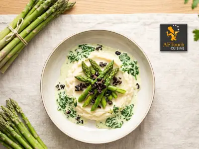 Recette Salt Cod Brandade with Green Asparagus