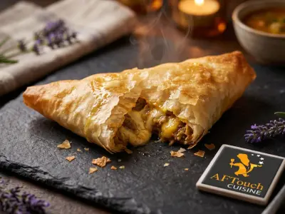 Recette Chicken and ground meat brik